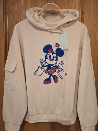 SUDADERA CON ETIQUETA.MINNIE MOUSE.TALLA 40/42