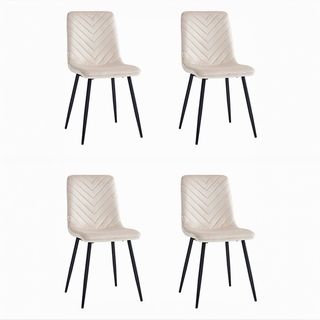 Silla Buffalo Blanco Negro