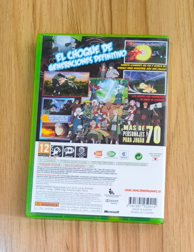 🇪🇦 Naruto Storm Generations Xbox 360 + Carte