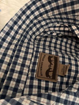 Camisa Buckhorn River Talla 5XL Cuadros Azul