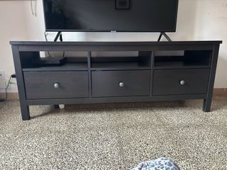 Mueble TV IKEA Hemnes Negro Marrón