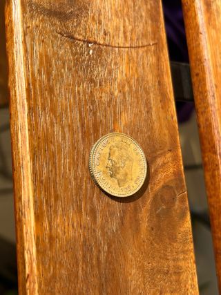 Una Peseta Moneta Spagnola