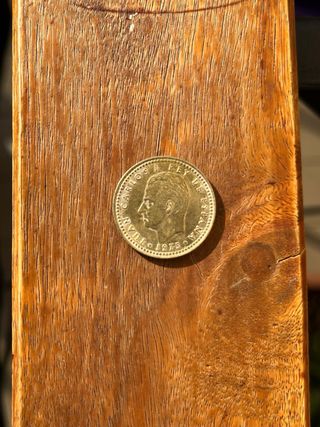 Una Peseta Moneta Spagnola