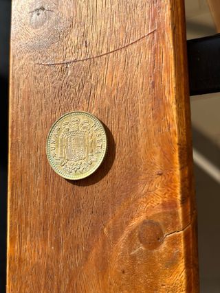 Una Peseta Moneta Spagnola