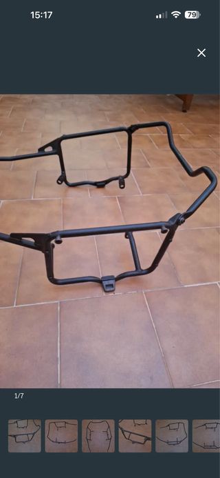 Soporte Maletas Benelli TRK 502