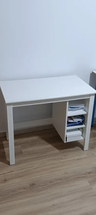 Escritorio Brusali Blanco Ikea 90x52cm