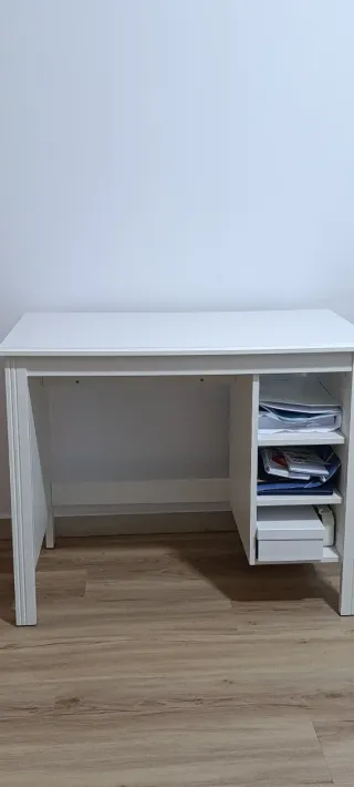 Escritorio Brusali Blanco Ikea 90x52cm