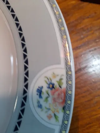 Plato grande porcelana 30 cm