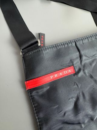 Bolso Bandolera Prada Negro Vintage Original