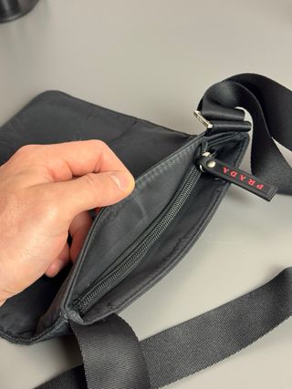 Bolso Bandolera Prada Negro Vintage Original