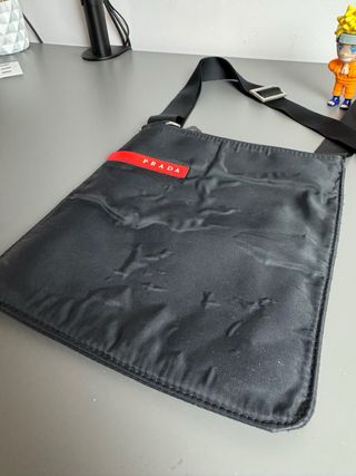 Bolso Bandolera Prada Negro Vintage Original