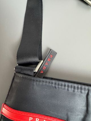 Bolso Bandolera Prada Negro Vintage Original
