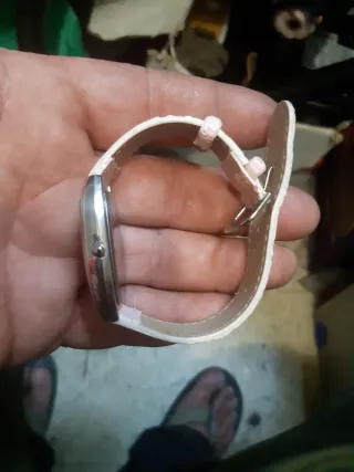 Reloj infantil flores rosa new battery