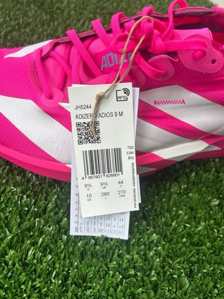 Adidas Adizero Adios 9 M Rosa/Blanco - Talla 44