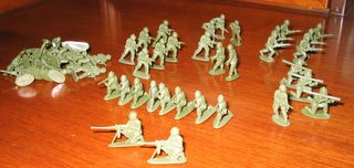 Soldatini Paracadutisti USA 1:72 Vintage - 2^ GM