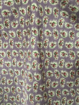 Vestido largo estampado seda