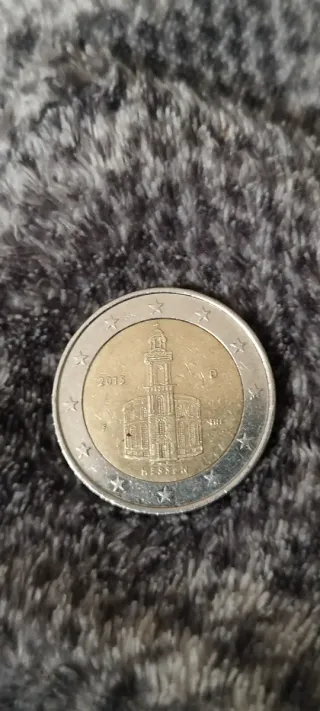 Moneta 2 Euro 2015 Hessen Germania