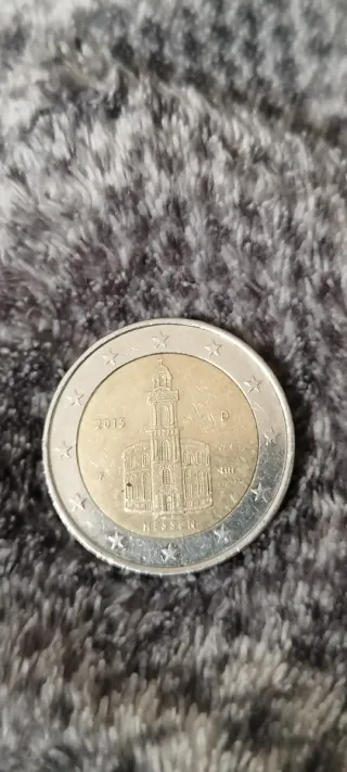 Moneta 2 Euro 2015 Hessen Germania