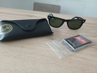 Gafas de sol Ray-Ban Wayfarer negras talla 50