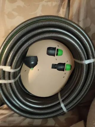 2 Mangueras Jardín Geolia 20m Ø15mm y 15 metros