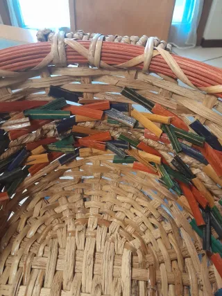 Cesto Siciliano Intrecciato a mano