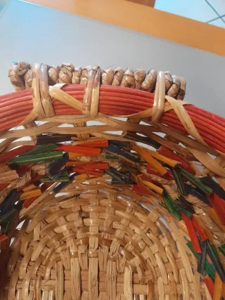 Cesto Siciliano Intrecciato a mano