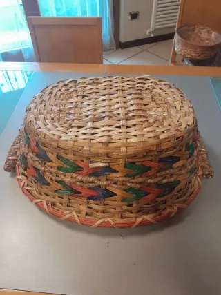 Cesto Siciliano Intrecciato a mano