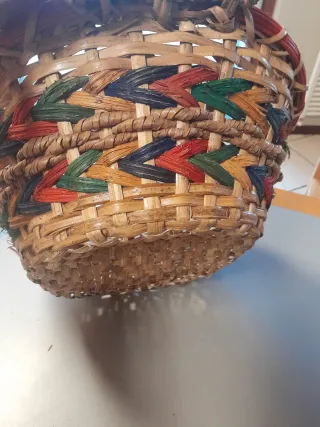 Cesto Siciliano Intrecciato a mano