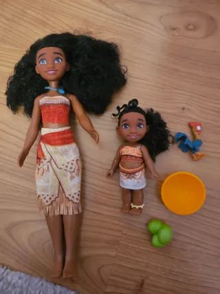 Muñecas Vaiana y su hermana