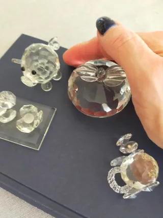 Oggettini in cristallo assortiti