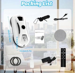 Robot Limpiacristales con Pulverizador