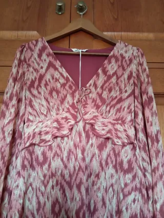 Vestido MIDI estampado NUEVO talla M