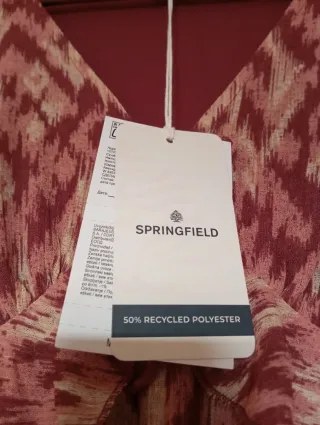 Vestido MIDI estampado NUEVO talla M