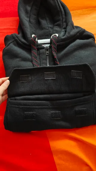 Sudadera Geographical Norway Negra