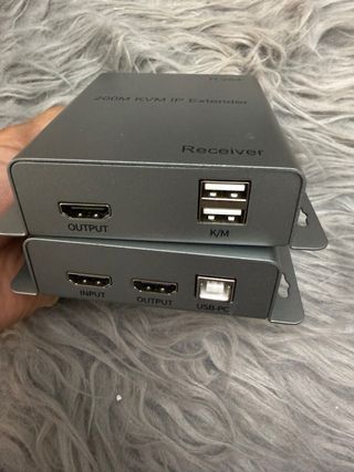 Extensor KVM IP H.264 Transmisor Receptor