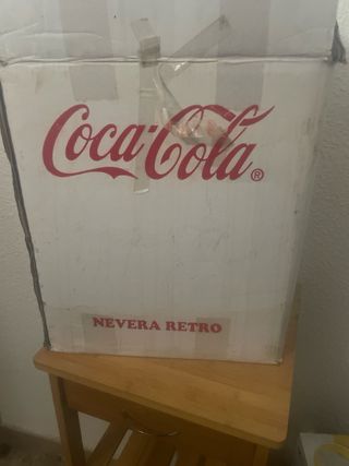 Nevera Coca Cola Roja Vintage