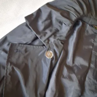 Trench blu cangiante Made in Italy