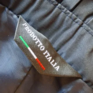 Trench blu cangiante Made in Italy