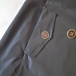 Trench blu cangiante Made in Italy