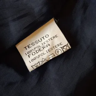 Trench blu cangiante Made in Italy