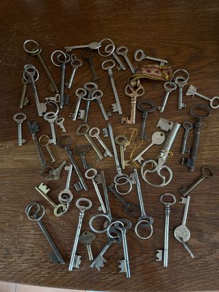 Collezione di chiavi antiche