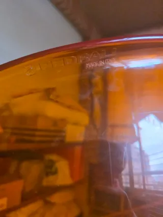 Taburete Pedrali Naranja y Plata