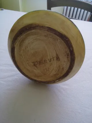 Vaso Deruta Terracotta Dipinto Mano