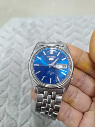 Reloj Seiko Automático Esfera Azul seiko 5