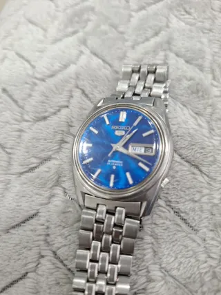 Reloj Seiko Automático Esfera Azul seiko 5