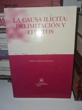 La causa ilícita : delimitación y efectos