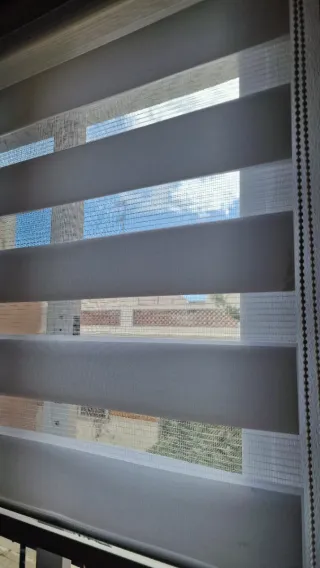 Estor Noche y Día Blanco 140x250