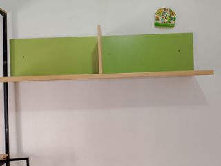 Estanterías de pared madera y metal