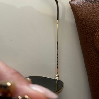 Gafas Ray-Ban Hexagonales Doradas y Negras