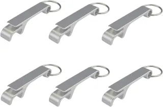 Llavero Abridor de Botellas color  Plata